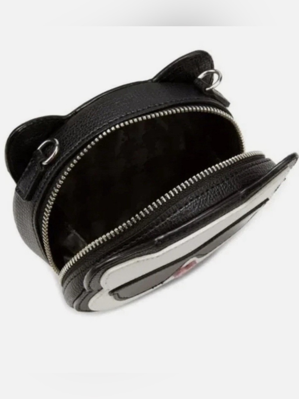 Karl Lagerfeld Black & White Cat Coin Purse and Card Holder Set NWT Retail $198 - Picture 6 of 9